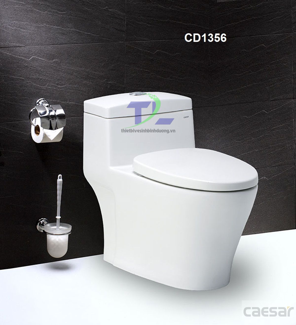 Bồn cầu sứ CAESAR CD1356